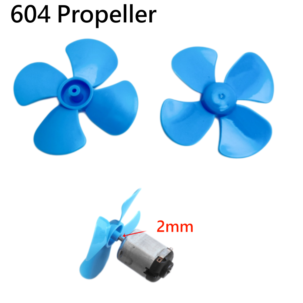 Diy Automation - 10pcs 604 4‑Blade Propeller 1.95mm Hole