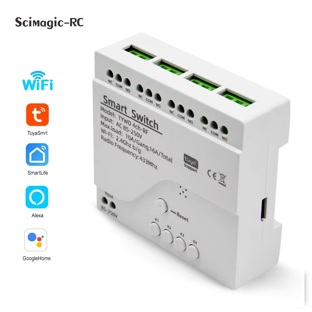 Home Automation Ideas - Smart Tuya Switch 4CH Relay Module
