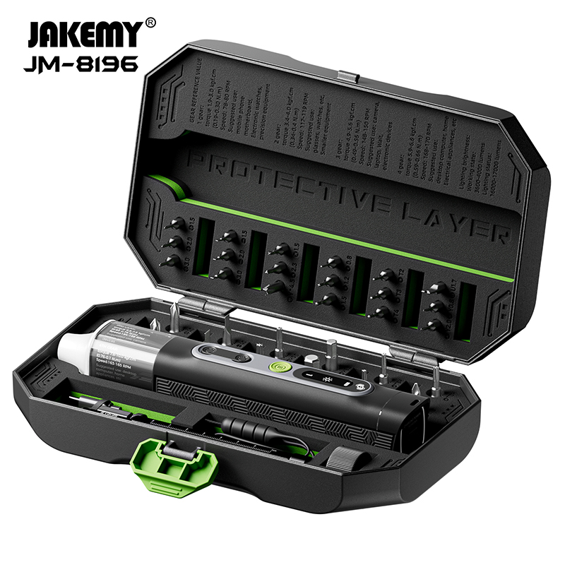 Home Automation System Diy - JAKEMY JM-8196 Electric Magnetic Screwdriver Set