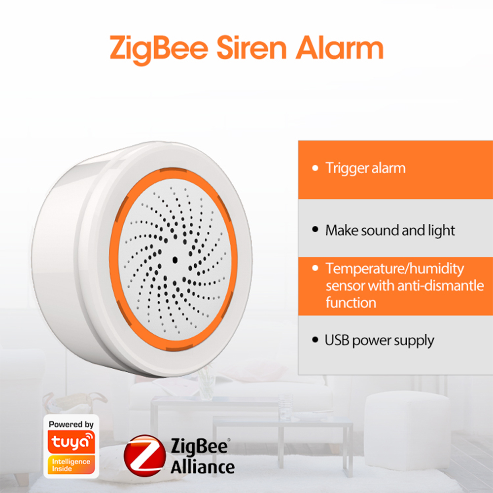 NEO-Tuya Zigbee Siren Gateway  - Home Automation Ideas recension och pris
