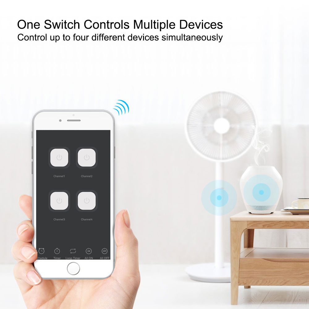 Smart Tuya Switch 4CH Relay Mo - Home Automation Ideas recension och pris