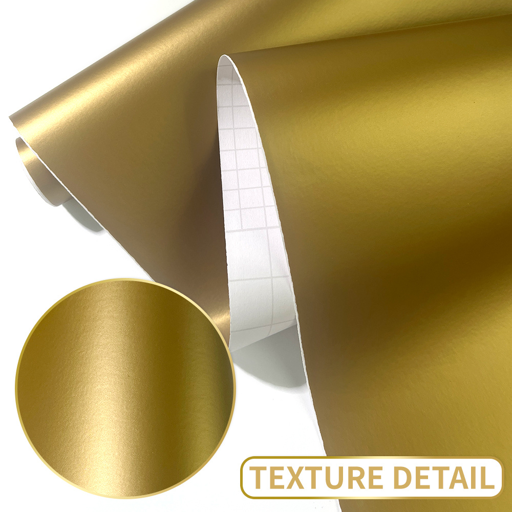 1Roll Matte Gold Vinyl Roll Pe - Diy Automation recension och pris