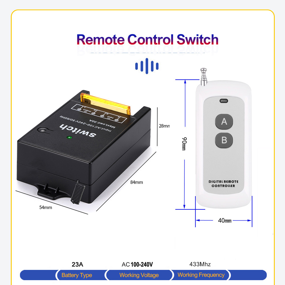 AC110V 220V 240V 30A Relay FR  - Home Automation Industry recension och pris