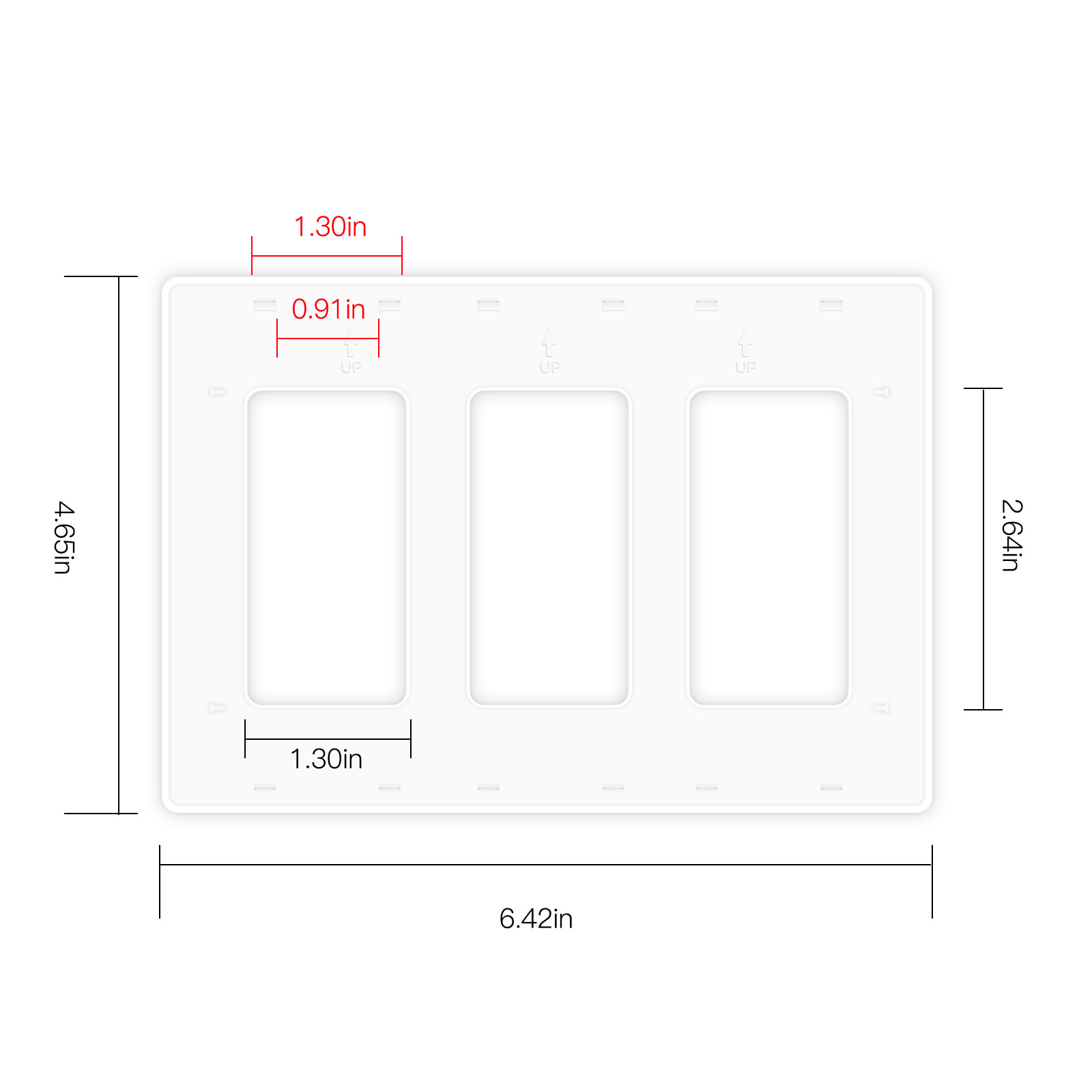 US、EU Type Switch Panel 2/3/4  - Home Automation Industry recension och pris